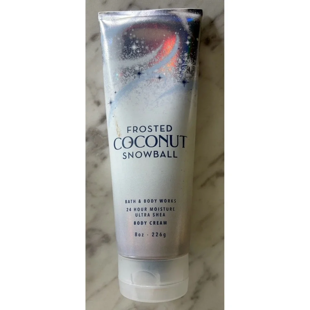 Bath & Body Works FROSTED COCONUT SNOWBALL Body Cream Lotion Moisturizer 8oz